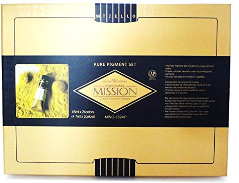 Mission Gold Class MWC-1524P Lot de 26 pigments 15 ml x 24 + 2 couleurs