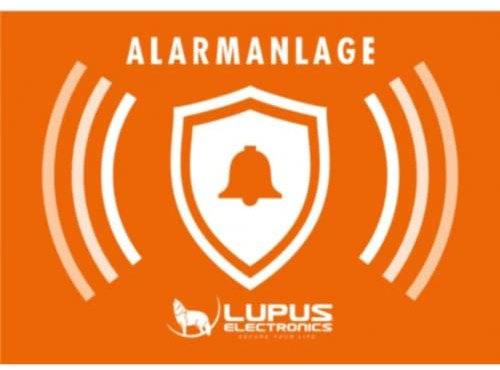 Aufkleber: Alarmanlage