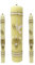 Needzo Unity Kerzen-Set für Hochzeiten, Herzstück Hochzeitskerzen mit goldfarbenen Akzenttauben und Ringen, symbolische Hochzeitszeremonie-Dekorationen (3 Stück)