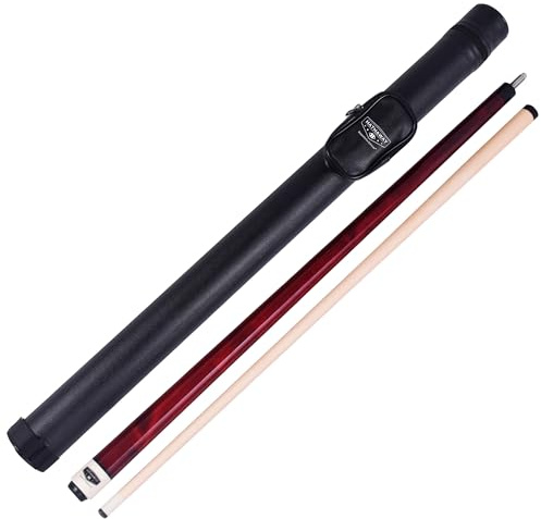 Hathaway Conquest Billardqueue mit Koffer, Ahornholz, 147,3 cm, Rot