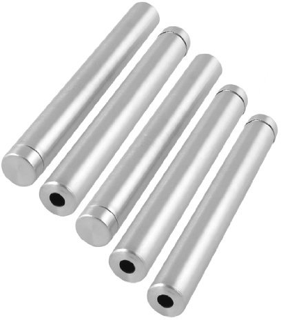 Ruilogod 5 stücke 12mm x 100mm Wandhalterung Edelstahl Standoff Nail Hardware Glasbild Rahmen Kleiderbügel