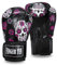Boxhandschuhe Damen Kickboxen Frauen Box Handschuhe Punchinghandschuhe 8 10 12 14 oz Kickboxhandschuhe Handschuh für Boxen Training Kampfsport Sandsack MMA Sparring (14oz, Schwarz)