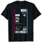 Boarding Pass Travel Airport Flight Passenger T-Shirt - Unisex-Erwachsene - Schwarz - S