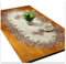 Spitze Oval Tischläufer Gestickte Tischdecke Spitze Deckchen Deckchen Oval Decke Handtuch Für Wohnzimmer Schrank Couchtisch, 40x90cm, Grau