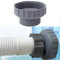 MakUki Adaptateur de tuyau d'aspiration pour piscine Intex pièce de rechange 11239 Adaptateur de tuyau pour raccords muraux - Connecteur de rechange pour adaptateur Intex, tuyau d'écumoire de piscine