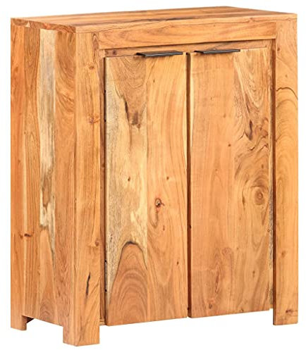 AUUIJKJF Home Outdoor Sonstiges Sideboard 59x33x75cm Akazienholz massiv