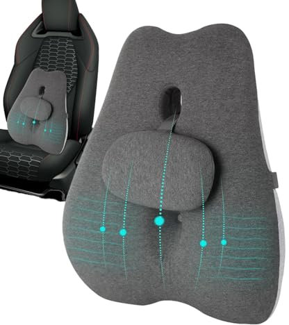 Lendenwirbelstützkissen, Memory-Schaum-Rückenkissen, Auto-Rückenstützkissen Zur Linderung Von Schmerzen Im Unteren Rücken, Verbesserung Der Körperhaltung, Verstellbares, Nicht Kollabierendes Stuhl-Tai