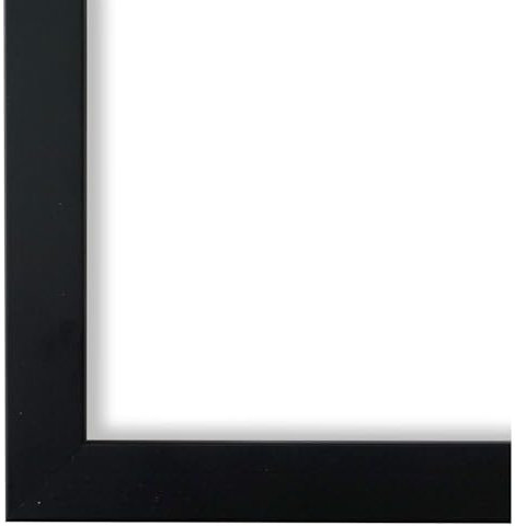 Bilderrahmen Schwarz 50x60-50x60 cm - Modern, Shabby, Vintage - Echt-Holz Rahmen - München