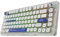 GAMEPOWER Gasket Pro X Kabellose Mechanische Gaming Tastatur, 75% Layout, Triple Mode Wireless, Bluetooth, Kabel, RGB, 81 Tasten, Linear Switches, Smart Display, Weiß
