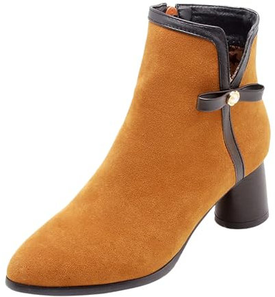 Stivali Donna con Tacco Coperto Stivali Donna Alti Coscia Vernice Scarpe da Neve Anfibi Stivali Stivali Donna Tacco Scarpe Donna Stivaletti Stivaletti Neve