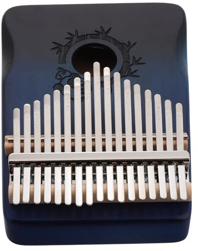 BESTonZON 1satz Kalimba Tasten Mit Panda-gradientblauem Design Tragbares Fingerinstrument Für Anfänger Und Junge Mädchen Für Musikalische Und Kreative Entfaltung