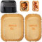 100 pezzi di carta da forno Airfryer per Philips Dual Basket Airfryer serie 3000 6L/3L, serie 5000 6L/3L, carta da forno rettangolare per friggitrice ad aria calda Philips NA350/00 NA550/00, accessori