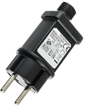 EPLZON 31V 3,6W Trafo Stecker Blinkendes Ausgang IP44 LED-Treiber mit Timer 8 Modelle für Weihnachtsbeleuchtung Blinklichter Lichterketten Eiszapfenlichter Netzlichter