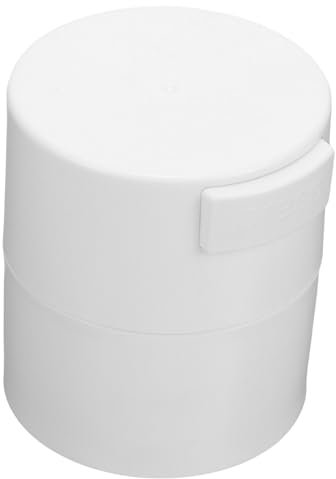 LIFKOME Wimpernkleber Aufbewahrungsbox Kunststoff Weiß Luftdicht Auslaufsicher Mit Dichtungsverschluss Groß Fassungsvermögen Für Wimpernverlängerung Salon Zubehör