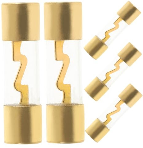 ABOOFAN 5pièces Fusibles De Caisson De Basses Agu Verre Fusibles Audio Pour Voiture Accessoires Audio Pour Amplificateur Alimentation
