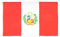 AZ FLAG – Lote de 2 banderas peruanas – 90 x 60 cm – Bandera peruana 100% poliéster con ojales metálicos integrados