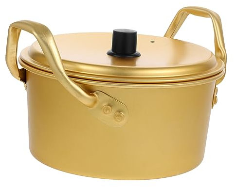 GLEAVI Pentola Alluminio Multifunzione Resistente Calore Design per Uso Cucina