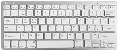 SilverHT Teclado Wireless Blanco