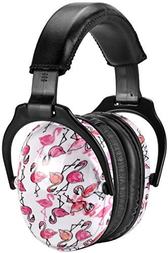 ZOHAN 030 Casque Anti Bruit Enfant Facilement Réglable Pliable, Protection Auditive confortable avec Sac de Transport, SNR 25 dB pour l’Autisme, TDAH, Feux d’Artifice, Concert, Flamant