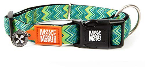 Max & Molly Smart ID Hundehalsband Vintage S
