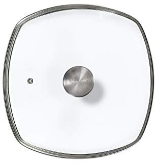 Victoria LID-485 Glass Lid for 10 Inch Cast Iron Square Grill Pan