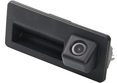 Misayeae HD 720p Heckklappenkamera, Nachtsicht, wasserdicht, Rückfahrkamera, Rückfahrkamera für Universal-Monitore, RCA für A4 B6 B8 A5 Q3 Q5 A6 A8L Tiguan Touareg Golf 6 Cayenne 2010–2015