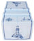 heimtexland ® Esszimmer Serie Maritim Tischdecke Sylt Tisch Dekoration Leuchtturm Blau Tischläufer 40x140 Typ684