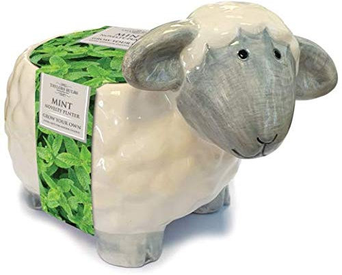 Taylors Bulbs Keramik-Pflanzgefäß mit Schaf in Minzgrün