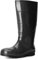 Ladeheid Gummistiefel Herren hoch Erwachsene wasserdichte Regenschuhe LA-914 (Schwarz, 43 EU)