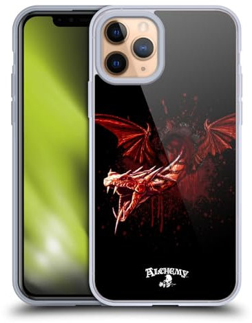 Head Case Designs Officially Licensed Alchemy Gothic Devils Travails Dragon Gel Case [Military Grade Protection] Compatible with Apple iPhone 11 Pro and Compatible with MagSafe