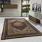 Carpetsale24 Kurzflor Orientteppich Küchenläufer 80 x 150 cm Rot - Orientalischer Teppich Waschbar - Klassisch Oriental Ornament Medaillon Design - Teppich für Schlafzimmer, Esszimmer und Wohnzimmer
