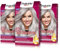 Palette Intensive Creme Color U71 Gris Plata, tinte de pelo permanente con aceite de macadamia y almendras, cubre el 100% de las canas y raíces, para un color radiante, Pack 3
