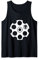 Revolver Schädel Pistole Waffe Bandit Gangster Gewehr Tank Top
