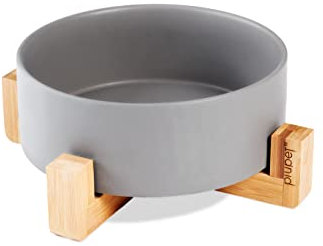 PiuPet® Dog bowl I 1,8L I Dishwasher safe I Dog food bowl for large dogs I Dog water bowl I Large ceramic bowl I Bowls, Waterers & Accessories for Dogs