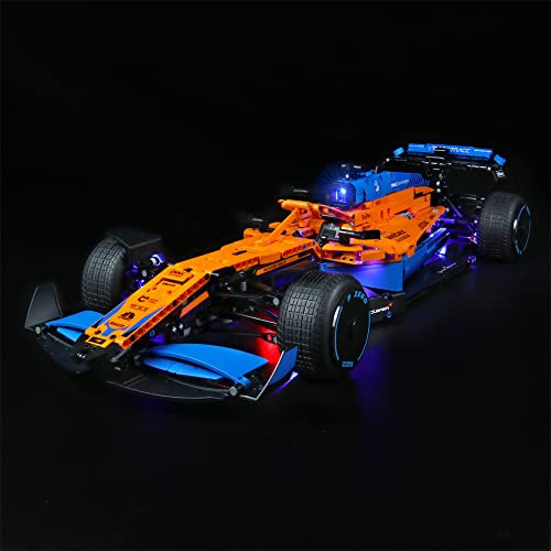 Led Licht Set für Lego McLaren F1, Led Beleuchtungs Set für Lego 42141 Technic McLaren Formel 1 Rennwagen - Nur Lichter-Set,kein Lego-Modell- Standard Version