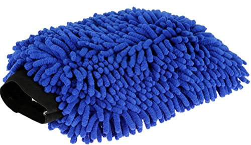 Gant de lavage de voiture en microfibre - Entretien doux de la voiture et de la moto - Gant de lavage doux pour la peinture, le verre, les miroirs, les garnitures et les jantes - Accessoires de