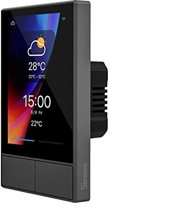smart-home-komponente NSPanel Smart Switch - Smart Home, Alexa, Google, eWeLink EE. UU., color negro