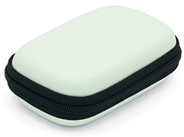 Tula Leather Case Cream Schutzhülle für Tula Mic, Zubehör (maßgeschneiderte Tasche, inkl. Netztasche für Kabel und Adapter, harte Außenseite für starken Schutz, gefertigt aus Leder), Cream