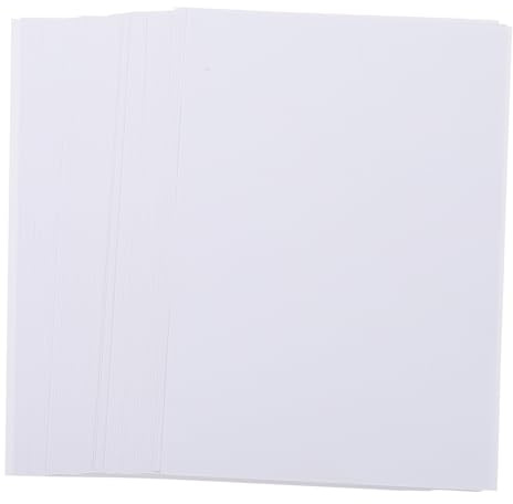 Fotopapier für Drucker 100 Blatt A5 Weiß Doppelseitig | Glänzendes Fotopapier, Gestrichenes Bilderdruckpapier, Fotopapier Premium Glossy, für Rezepte und Anzeigen
