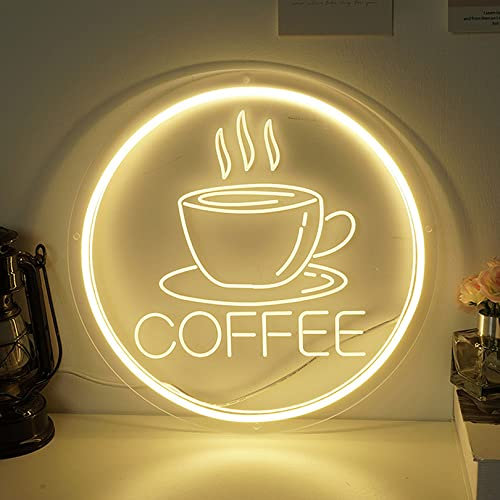 Letrero Led De Café, Letreros De Neón, Luces De Neón, Letrero De Barra De Neón, Letreros Iluminados, Taza De Café, Letrero De Luz De Neón para Pared, Cafetería, Bar, Restaurante, Decoración