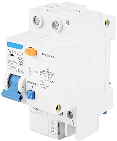 Disjoncteur Différentiel, Protection contre les Surcharges 1P+N Disjoncteur Différentiel 30mA, pour la Construction d'installations Intérieures