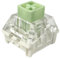 Zjmehty Kailh Box Lot de 108 commutateurs en jade pour clavier de jeu mécanique, 3 broches, 50 gf, clic/lubrifié/anti-poussière et étanches (108 pièces, Kailh Box Jade)