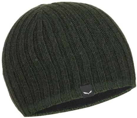 Salewa Ortles Wool Beanie, Green, UNI58