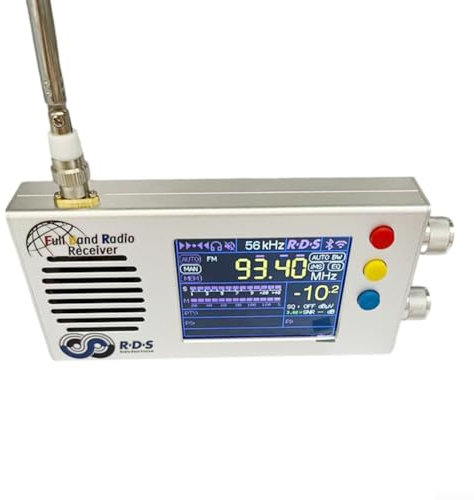 1TSETS TEF6686 Bandas completas FM/MW/SW HF/LW Radio Receptor Radio + Antena