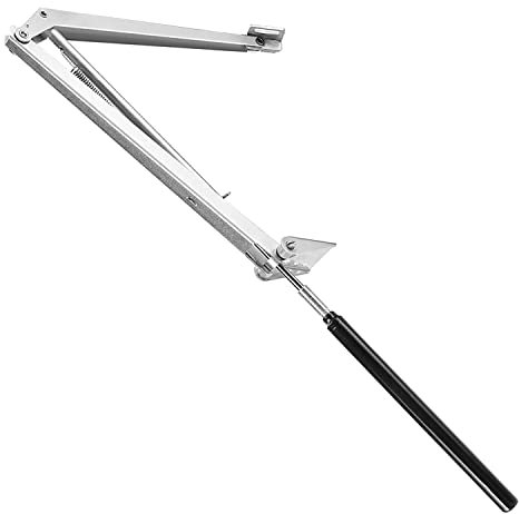 Gimisgu 1x Gewächshaus Fensteröffner, Hubkraft max. 7 kg, Automatischer Fensteröffner für Gewächshaus, 45 cm Hubhöhe, automatischer Öffner für alle Gewächshäuser (Einzelfeder)