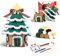 FaCoLL Kit Uncinetto per Principianti, Albero di Natale, Completo Con Mini Scatola di Immagazzinaggio, Accessori per Maglieria