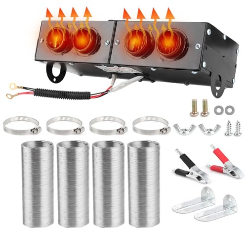 12V Autoheizung Defogger Auto 4 Loch Heizgebläse Defroster Defogger 800W