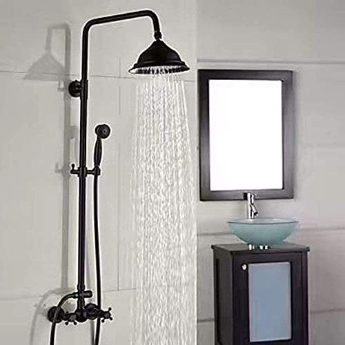 Système de Douche, Robinet de Douche, Ensemble de Douche en cuivre, Salle de Bain, Douche de tête, Montage Mural, Ensemble de Douche Beau et Pratique