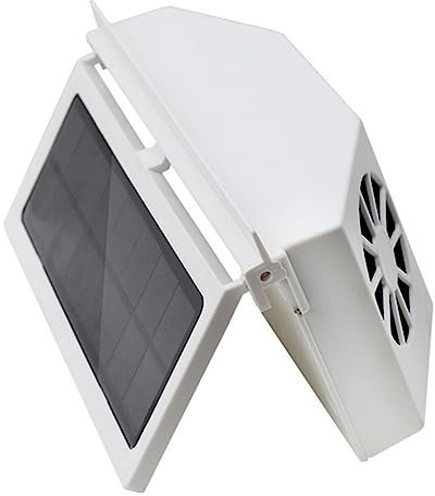 GALPADA Ventilador De Escape Solar Para Automóvil Extractor De Aire Ventilador De Ventana Para Circulación De Aire Coche Instalación Sencilla y Energía Ecológica
