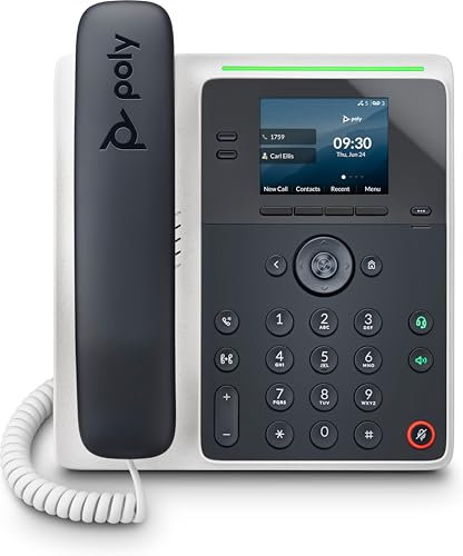 Poly Edge E100 IP Phone: Professionelle Kommunikation neu definiert - Klarer Sound, Benutzerfreundlichkeit und zuverlässige Leistung für Ihr Unternehmen
